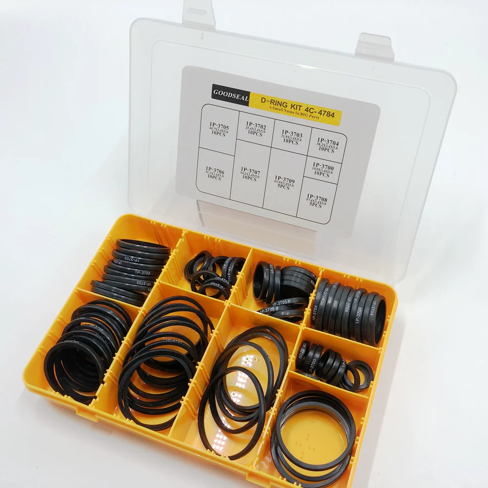 D-RING KIT 4C4784 270-1535 in 9 sizes FOR EXCAVATOR CATERPILLAR CAT SEALING RUBBER FLAT D-RING REPAIR ASSORTMENT D-RING KIT
D-RING KIT 4C4784 270-1535 in 9 sizes FOR EXCAVATOR CATERPILLAR CAT SEALING RUBBER FLAT D-RING REPAIR ASSORTMENT D-RING KIT