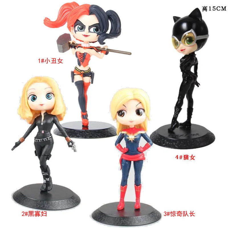 BANDAI Big Eyes Captain Marvel Superwoman Figure Q Version Doll Cake Decoration Ornaments Model Toys
BANDAI Big Eyes Captain Marvel Superwoman Figure Q Version Doll Cake Decoration Ornaments Model Toys