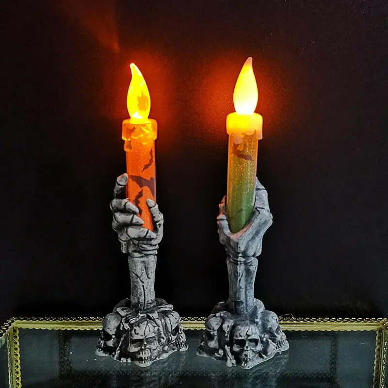 1pcs Bright Ghost Hand Electronic LED Candle Light Night Halloween Decorations For Party Atmosphere Props
1pcs Bright Ghost Hand Electronic LED Candle Light Night Halloween Decorations For Party Atmosphere Props