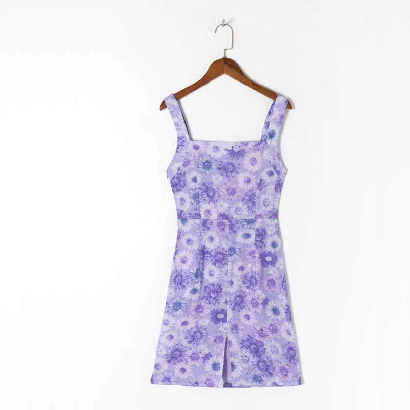 Summer Women's Casual Floral Print Slim Sling Dress
Summer Women's Casual Floral Print Slim Sling Dress
