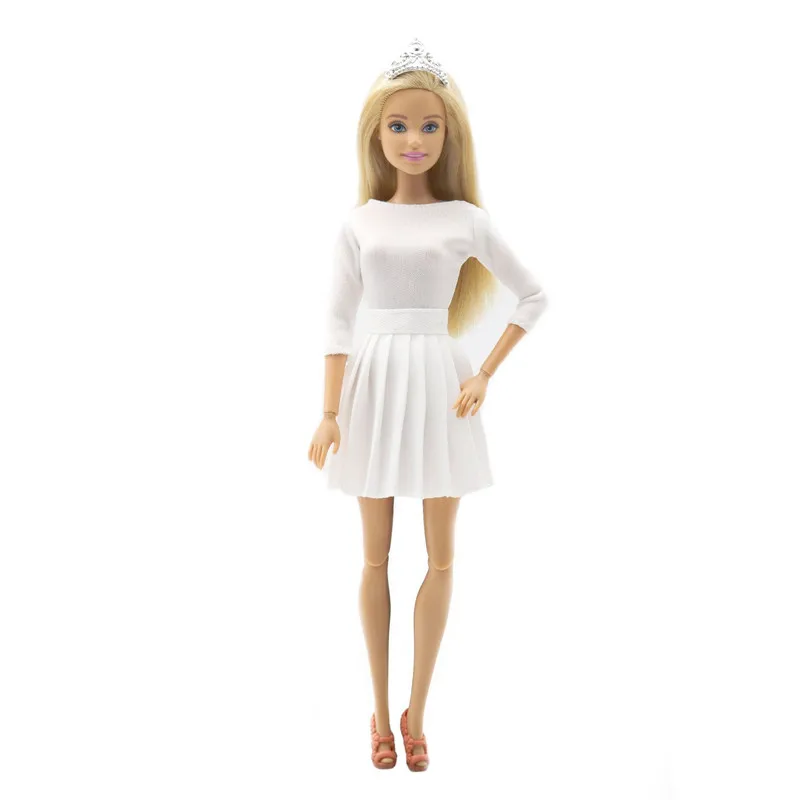 Fashion White Tops Skirt Outfits Set for Barbie 1/6 BJD SD Doll Clothes Accessories Play House Dressing Up Girl Eduactional Toys
Fashion White Tops Skirt Outfits Set for Barbie 1/6 BJD SD Doll Clothes Accessories Play House Dressing Up Girl Eduactional Toys