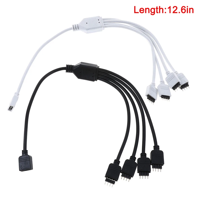 LED strip connector 4 Pin RGB Led Connector Cable 1 to 2/ 1 to 3/ 1 to 4 RGB 4Pin Splitter Cable for 3528 5050 LED Strip light
LED strip connector 4 Pin RGB Led Connector Cable 1 to 2/ 1 to 3/ 1 to 4 RGB 4Pin Splitter Cable for 3528 5050 LED Strip light