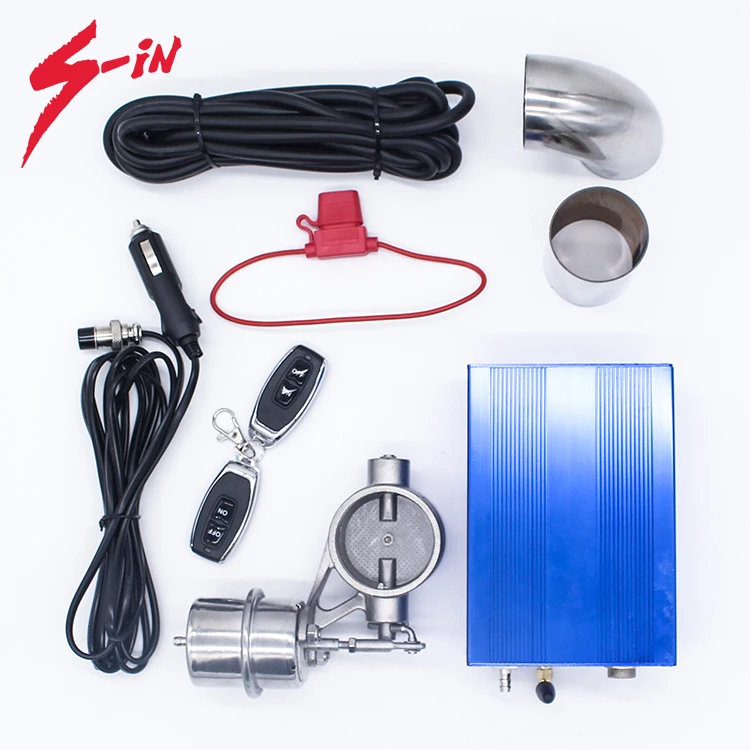 51mm 2.0inch car variable exhaust cut out vacuum valve set with ECU box control
51mm 2.0inch car variable exhaust cut out vacuum valve set with ECU box control