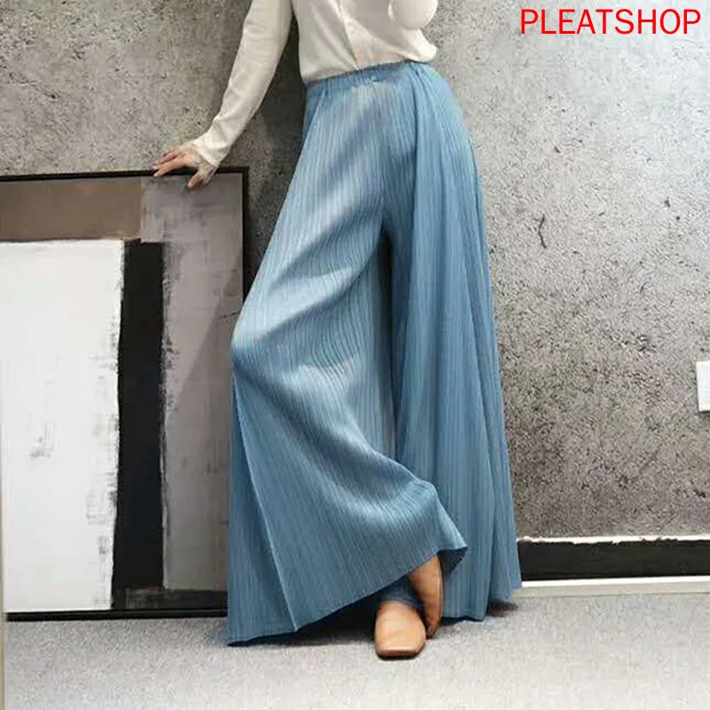 MIYAKE Pleated Wide Leg Pants Women's 2022 Spring New Korean-Style Expandable Drape Casual Pants pantalon femme trousers women
MIYAKE Pleated Wide Leg Pants Women's 2022 Spring New Korean-Style Expandable Drape Casual Pants pantalon femme trousers women
