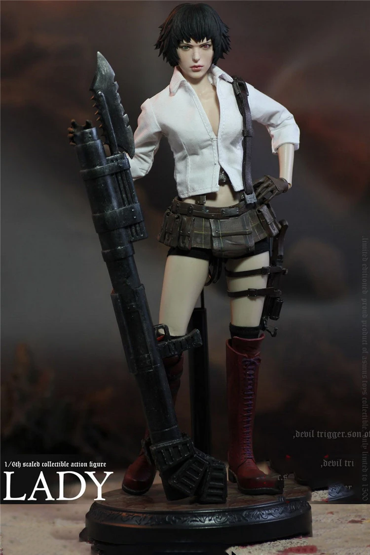 Леди DMC III полный набор экшн Коллекционная в наличии DMC302 1/6 весы рисунок головы