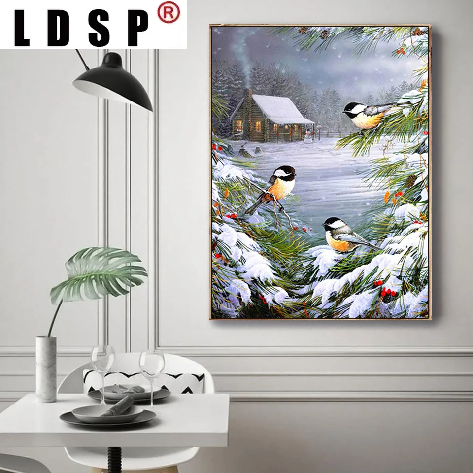 Алмазная 5D картина LDSP «сделай сам», картина с зимними птицами, животными, вышивка крестиком, стразы, круглая Алмазная вышивка, домашний деко...
Алмазная 5D картина LDSP «сделай сам», картина с зимними птицами, животными, вышивка крестиком, стразы, круглая Алмазная вышивка, домашний деко...