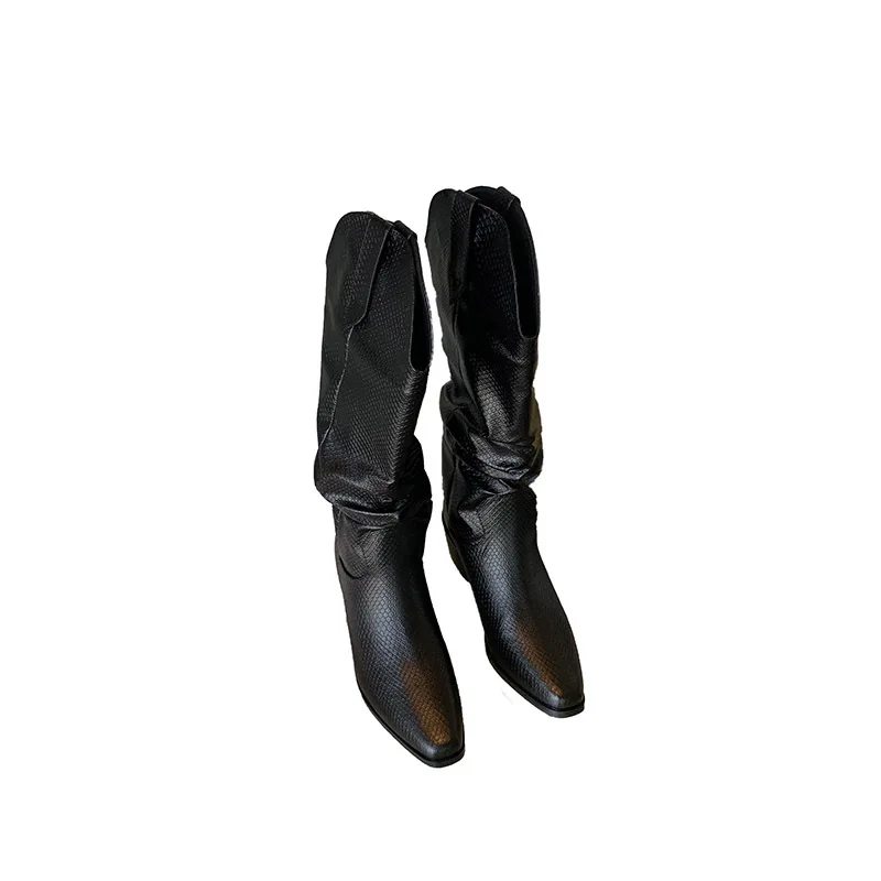 2020 new small head cowboy boots high heel Knight boots thick heel long tube white boots women's western boots
2020 new small head cowboy boots high heel Knight boots thick heel long tube white boots women's western boots