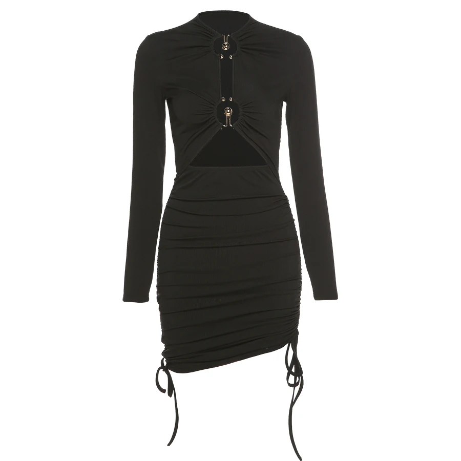 Sylcue Summer tea break to wear a small hangover hollowout drape layer feel rope dress female all-match show thin stretch soft 
Sylcue Summer tea break to wear a small hangover hollowout drape layer feel rope dress female all-match show thin stretch soft