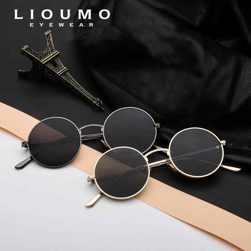 LIOUMO Retro Steampunk Sunglasses Men Women Round Vintage Glasses Trendy Shades Gold Frame UV400 Driving Goggle gafas sol hombre
LIOUMO Retro Steampunk Sunglasses Men Women Round Vintage Glasses Trendy Shades Gold Frame UV400 Driving Goggle gafas sol hombre
