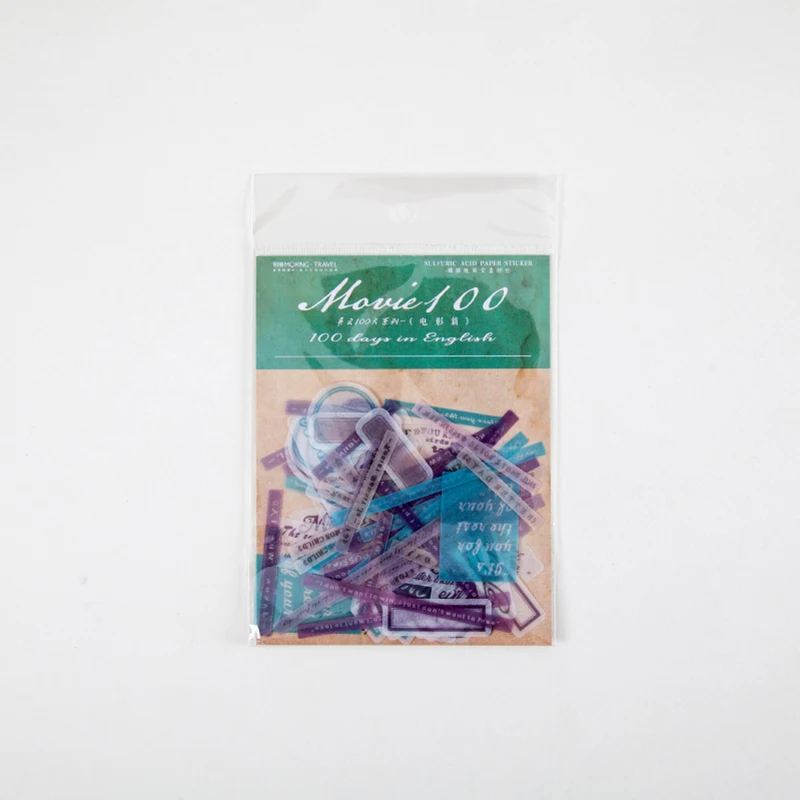 100pcs/bag Vintage Writable English tag Bullet Journal Decorative Washi Stickers Scrapbooking Stick Label Diary Album Stickers
100pcs/bag Vintage Writable English tag Bullet Journal Decorative Washi Stickers Scrapbooking Stick Label Diary Album Stickers