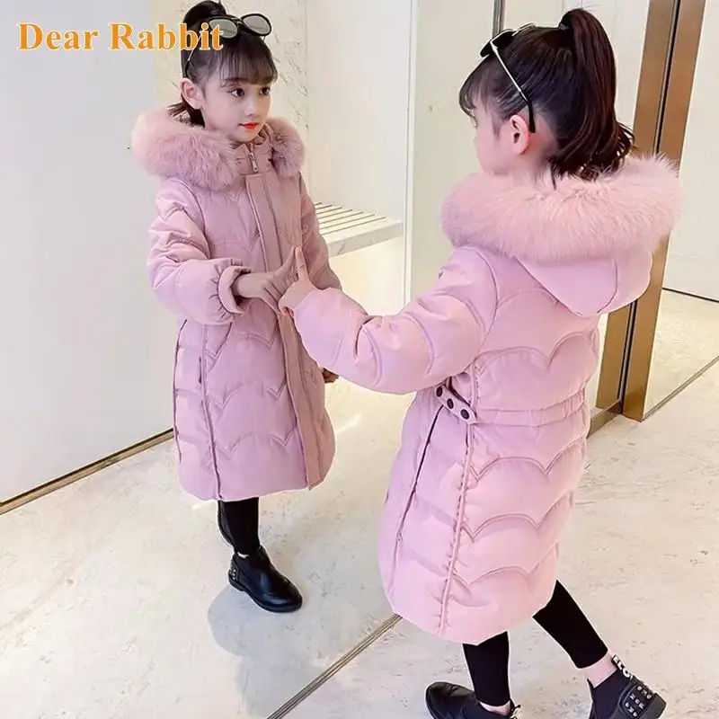 Girl Winter down Cotton Jacke Kids Outdoor Warm Thick clothes Parka Children's Clothing faux Fur Coat Hooded Outerwear snowsuit
Girl Winter down Cotton Jacke Kids Outdoor Warm Thick clothes Parka Children's Clothing faux Fur Coat Hooded Outerwear snowsuit