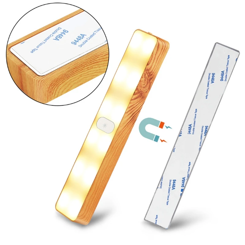 Hot LED Colorful Wood Grain Night Light Press netic Suction Bedside Lamp Cabinet Light Bar
Hot LED Colorful Wood Grain Night Light Press netic Suction Bedside Lamp Cabinet Light Bar