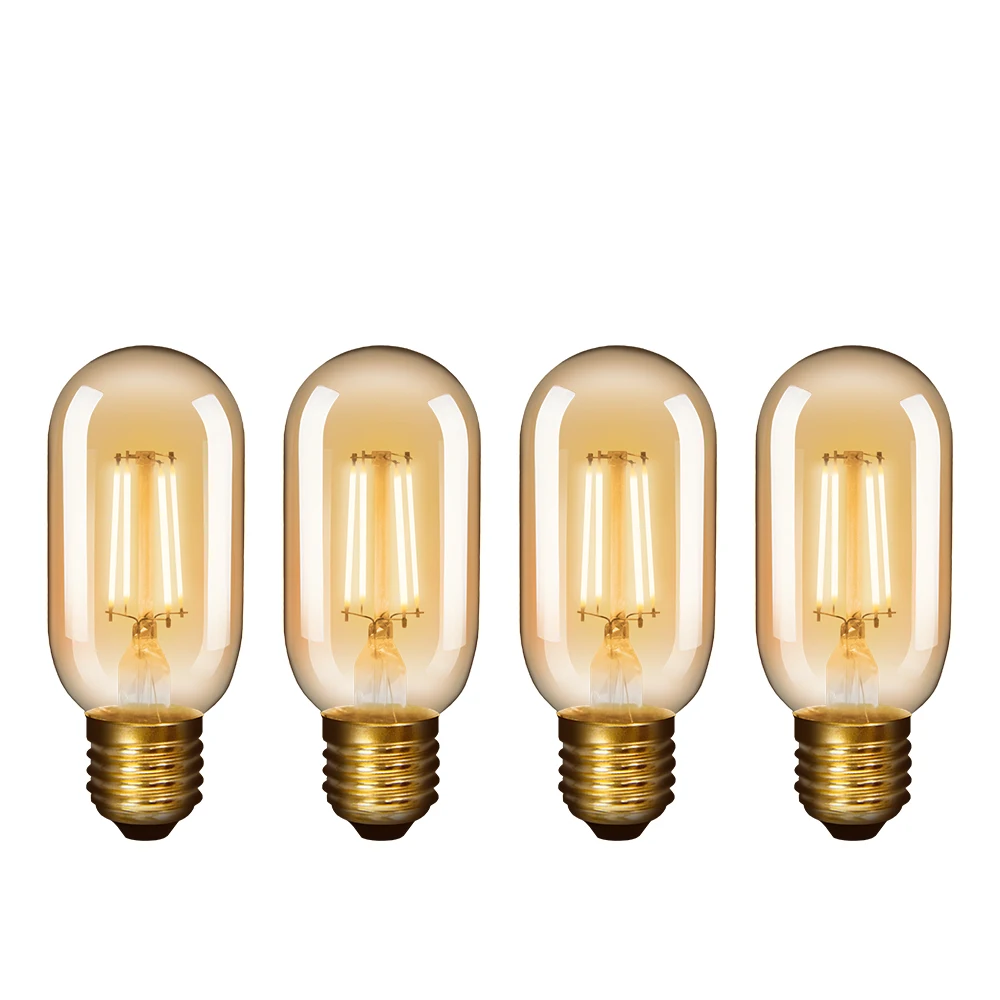 Old Fashioned T45 E27 4.5W LED Filament Light Bulbs Vintage 450Lm Warm White 2400K Replace 40W Incandescent Light Bulb 4 Pack
Old Fashioned T45 E27 4.5W LED Filament Light Bulbs Vintage 450Lm Warm White 2400K Replace 40W Incandescent Light Bulb 4 Pack