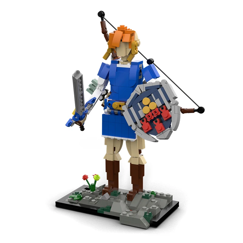 MOC Famous Game Action Figure Link Building Blocks Set Breath of The Wild Cartoon Character Toys For Children Kid Birthday Gfits
MOC Famous Game Action Figure Link Building Blocks Set Breath of The Wild Cartoon Character Toys For Children Kid Birthday Gfits