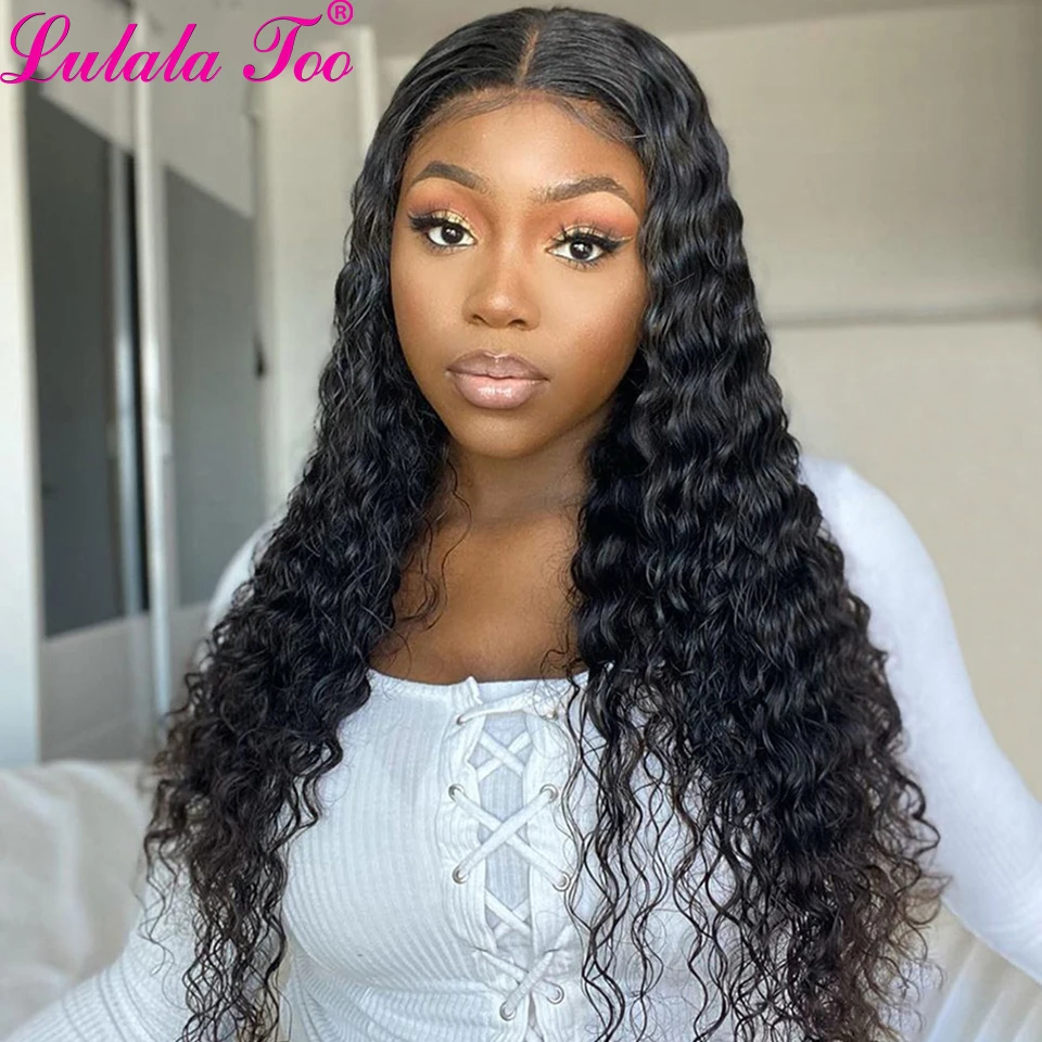 30 Inch Water Wave Lace Closure Wig Brazilian Curly Human Hair Wig 4x4x1 T Lace Wigs 13x4 Lace Front Wigs Remy Hair
30 Inch Water Wave Lace Closure Wig Brazilian Curly Human Hair Wig 4x4x1 T Lace Wigs 13x4 Lace Front Wigs Remy Hair