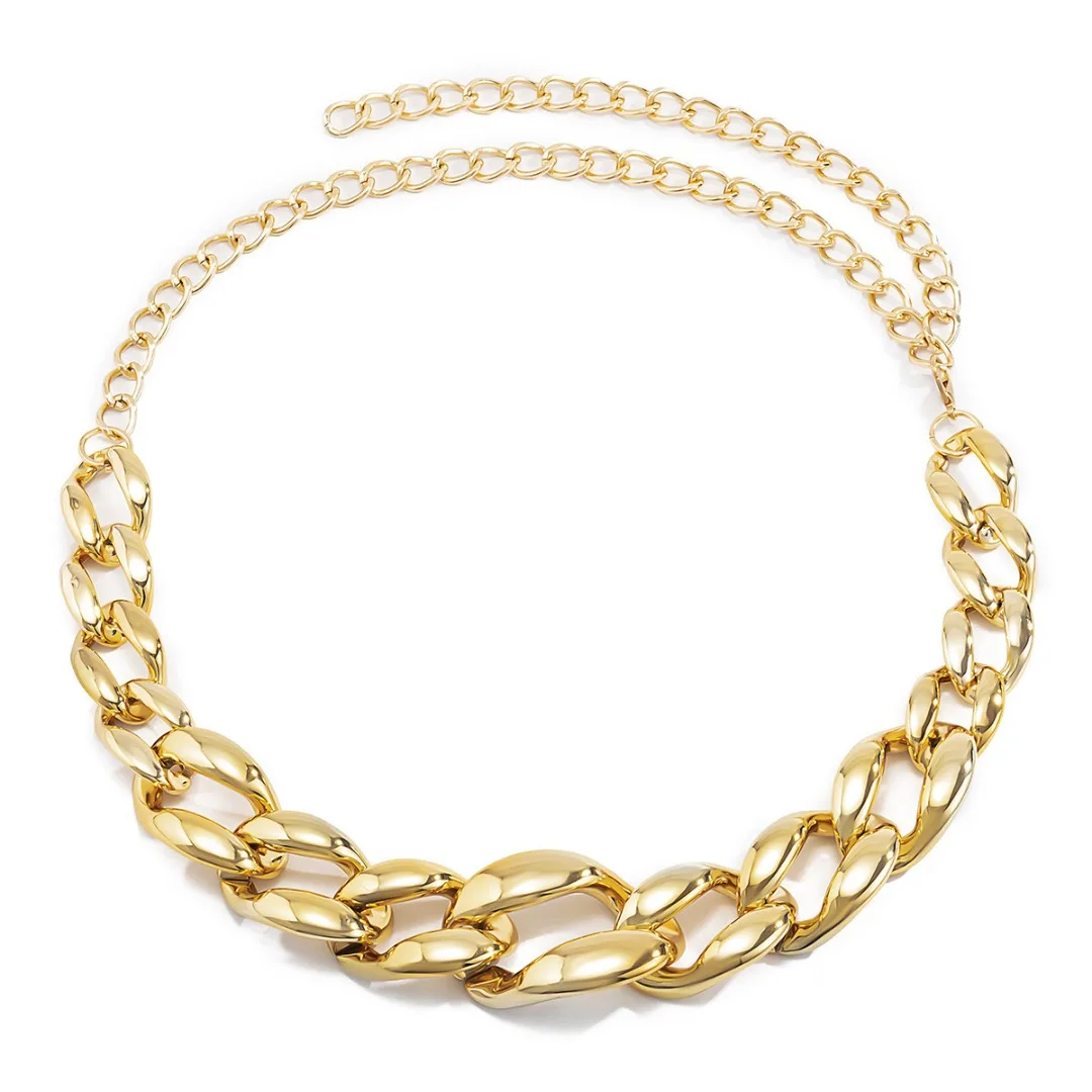 2021 Punk Cuban Waist Chain Fashion Metal Adjustable Waist Link for Sexy Body Belly Belt Chunky Female Trendy Body Jewelry
2021 Punk Cuban Waist Chain Fashion Metal Adjustable Waist Link for Sexy Body Belly Belt Chunky Female Trendy Body Jewelry