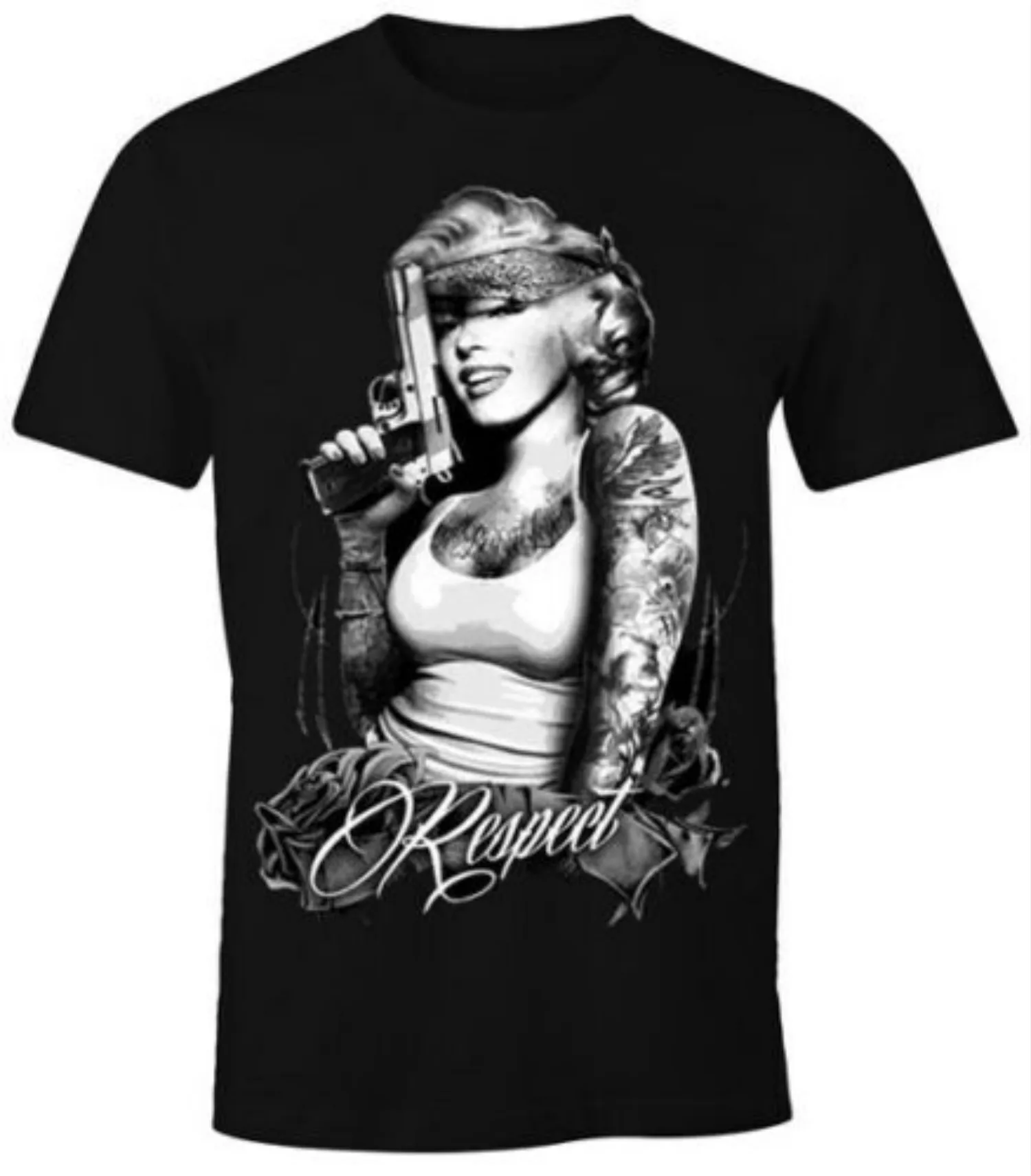 Marilyn Monroe Mit Pistole Respect Gangster Waffe Men's T-Shirt Cotton Round Neck Short Sleeve Unisex T Shirt
Marilyn Monroe Mit Pistole Respect Gangster Waffe Men's T-Shirt Cotton Round Neck Short Sleeve Unisex T Shirt