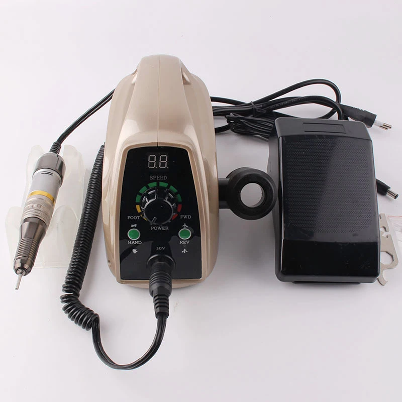 

35000rpm Electric Nail Drill Manicure Machine Strong 65w Pedicure Tools Accessoires Drill Bits File Nail Art Equipment With LCD