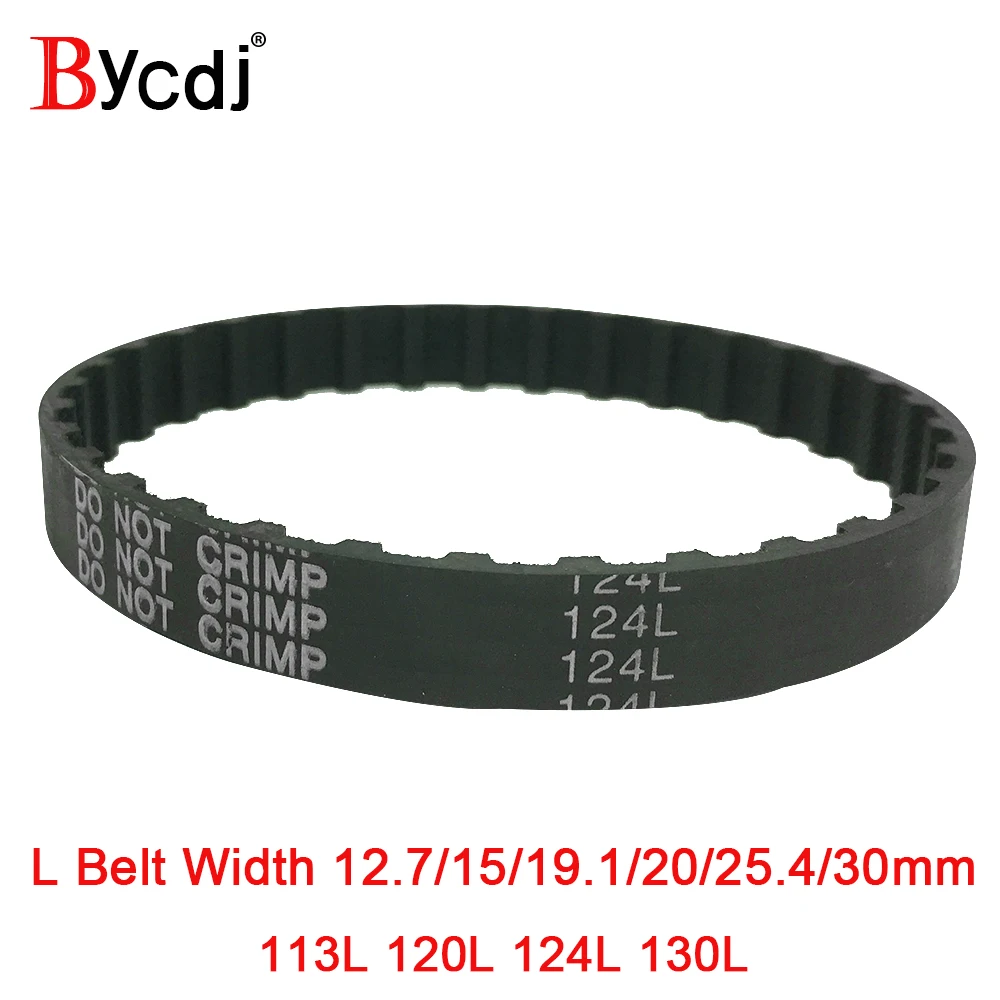

Trapezoid L Timing belt C=113/120/124/130L Width 12.7/15/19.1/20/25.4mm rubber Synchronous Belt Teeth 30 32 33 35 pitch=9.525mm
