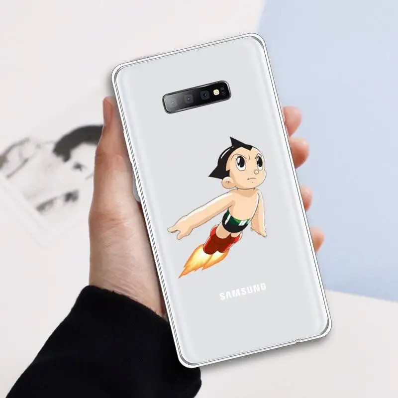 

Japanese anim Astro Boy Phone Case Transparent For Samsung Galaxy A71 A21s S8 S9 S10 plus note 20 ultra