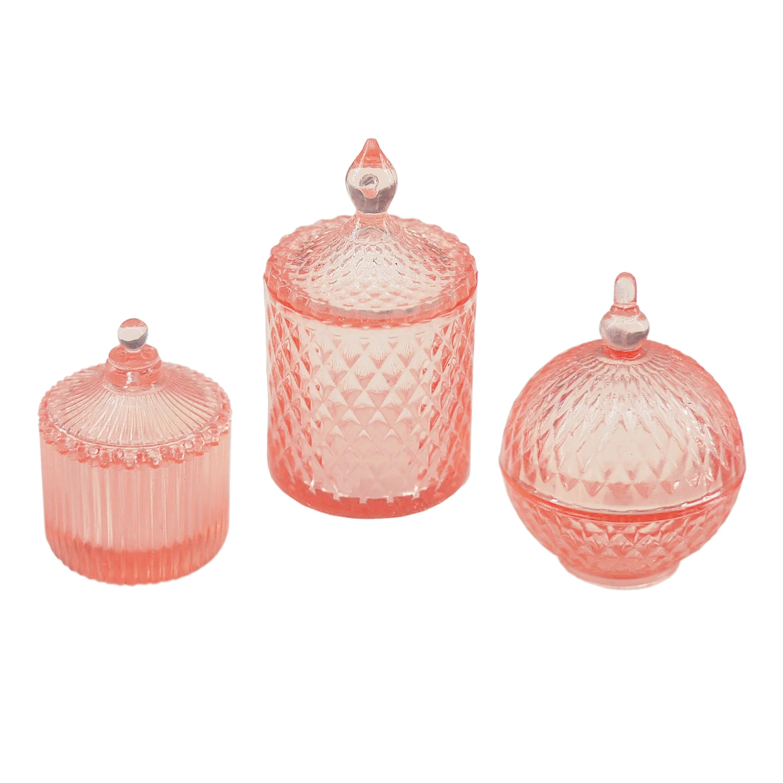 Dollhouse Miniature Glass Candy Jar Candy Bottle Bowl with Lid Model Toy 1/6 Scale Pretend toy for doll house home Kitchen Decor
Dollhouse Miniature Glass Candy Jar Candy Bottle Bowl with Lid Model Toy 1/6 Scale Pretend toy for doll house home Kitchen Decor