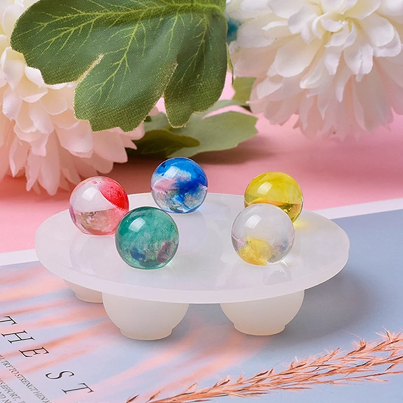 20CF Handmade Epoxy Silicone Mold 3D Planet Ball Craft Mold Making Tool Mould UV Resin Epoxy Flower Resin Gift