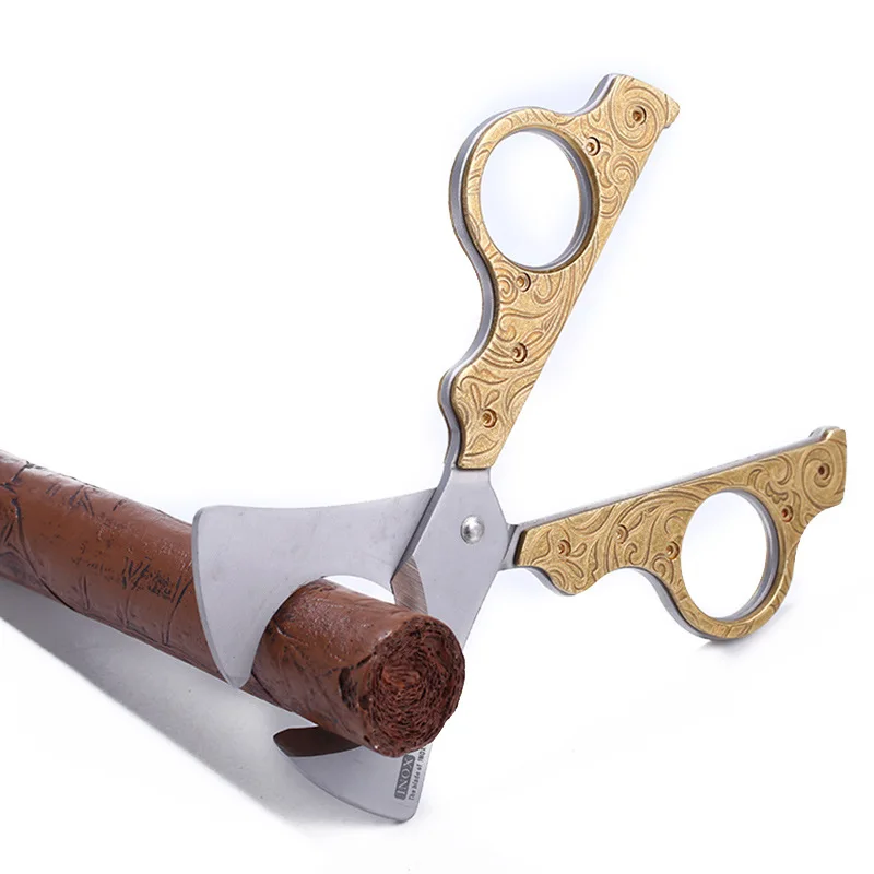 1Pc Cigar Scissors Cigar Scissor Blade Smoke Machine Cutting Tobacco Metal Cigar Cutter Stainless Steel Cigar Accessories
1Pc Cigar Scissors Cigar Scissor Blade Smoke Machine Cutting Tobacco Metal Cigar Cutter Stainless Steel Cigar Accessories