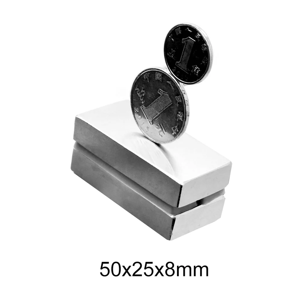 1/2/5PCS 50x25x8 Powerful Magnets 50mmX25mm N35 Neodymium Magnet Square 50x25x8mm Permanent NdFeB Magnet 50*25*8 Magnet World
1/2/5PCS 50x25x8 Powerful Magnets 50mmX25mm N35 Neodymium Magnet Square 50x25x8mm Permanent NdFeB Magnet 50*25*8 Magnet World