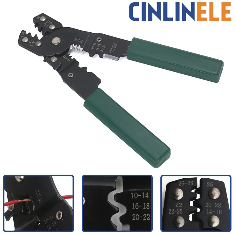

Mini Multifunction Pliers 180mm 7inch Crimper Stripper Cutter Crimping Stripping Cutting Tools DuPont Insulation Tube Terminals