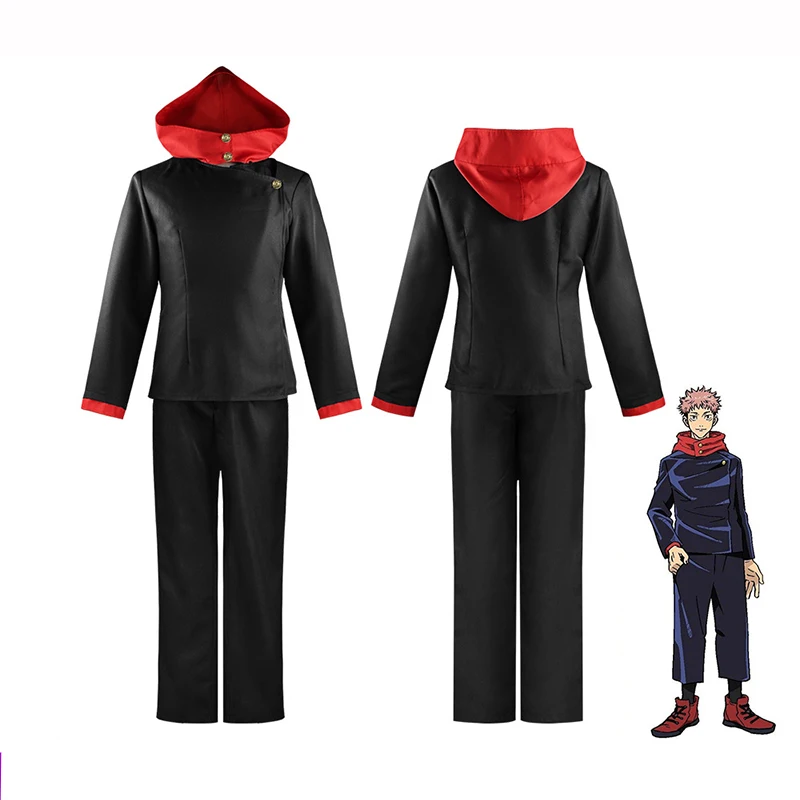 Anime Jujutsu Kaisen Itadori Yuji Jacket Pants Cosplay Costume Full Set Men Women School Uniform
Anime Jujutsu Kaisen Itadori Yuji Jacket Pants Cosplay Costume Full Set Men Women School Uniform