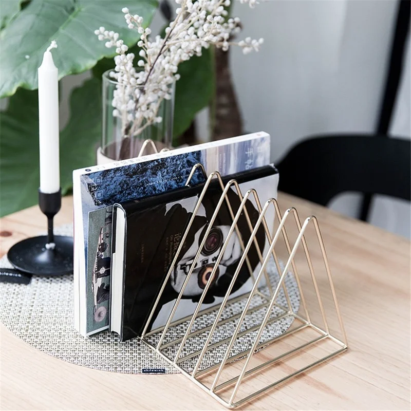 Rose Gold Metal Bookshelf Scandinavian Desktop Newspapers Magazines Storage Shelf Book Holder Organizer Rack
Rose Gold Metal Bookshelf Scandinavian Desktop Newspapers Magazines Storage Shelf Book Holder Organizer Rack