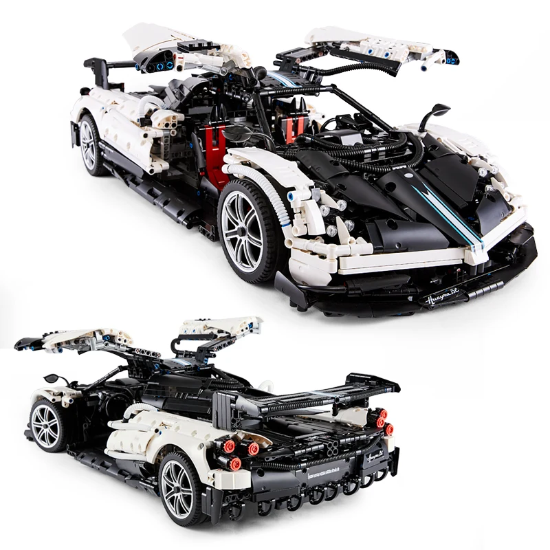 High-Tech Series White Super Racing Car Huayra BC Roadster 1:8 Sports Vehicle Model Toy Building Block Brick Toys Kid Gift Set
High-Tech Series White Super Racing Car Huayra BC Roadster 1:8 Sports Vehicle Model Toy Building Block Brick Toys Kid Gift Set