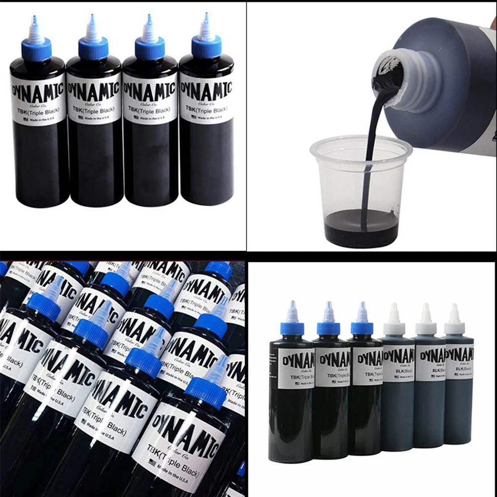 DYNAMIC Tattoo Ink Black 8 Oz 240ml Permanent Makeup Pigment Microblading Ink for Professional Body Art Tattoo Supplies Hot Sale
DYNAMIC Tattoo Ink Black 8 Oz 240ml Permanent Makeup Pigment Microblading Ink for Professional Body Art Tattoo Supplies Hot Sale