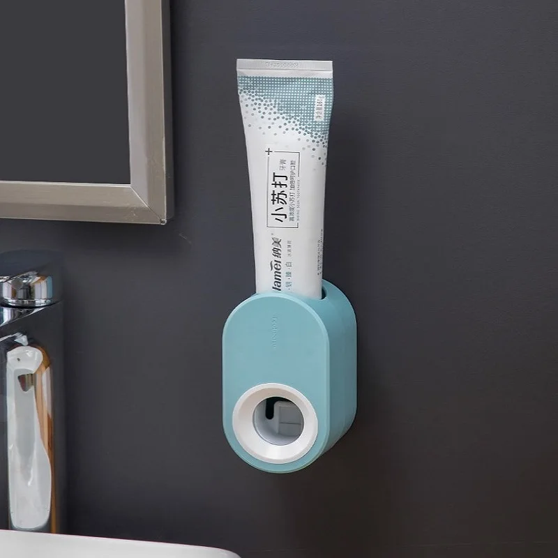 Fully Automatic Toothpaste Dispenser Hole Punched Toothbrush Toothpaste Storage Shelf Wall Hangers Bathroom Accessories
Fully Automatic Toothpaste Dispenser Hole Punched Toothbrush Toothpaste Storage Shelf Wall Hangers Bathroom Accessories