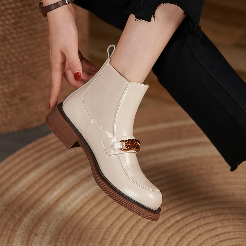 2021 Autumn/Winter Women Shoes Women Boots Ankle Boots Zapatos De Mujer Platform Heels Chunky Boots Brock Shoes Genuine Leather
2021 Autumn/Winter Women Shoes Women Boots Ankle Boots Zapatos De Mujer Platform Heels Chunky Boots Brock Shoes Genuine Leather