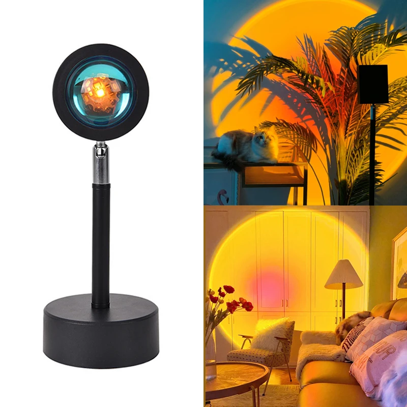 USB Rainbow Sunset Red Projector Led Night Light Sun Projection Desk Lamp for Bedroom Bar Coffee Store Wall Decoration Lighting
USB Rainbow Sunset Red Projector Led Night Light Sun Projection Desk Lamp for Bedroom Bar Coffee Store Wall Decoration Lighting