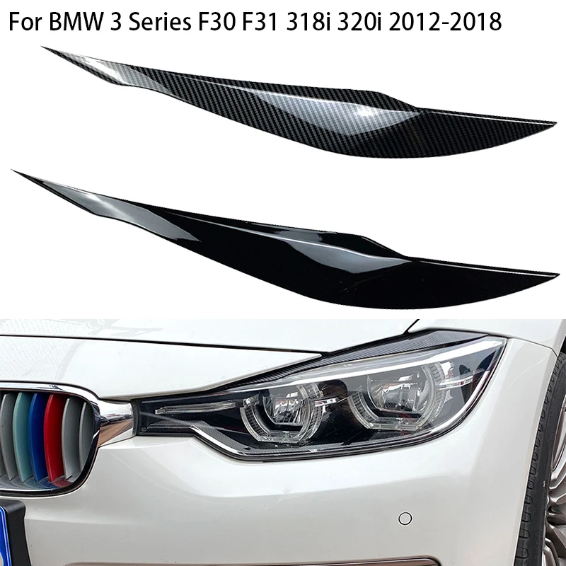 For BMW 3 Series F30 F31 F32 F33 F35 2013 2014 2015 ~ 2018 Car Stickers Black/Carbon Fiber Headlight Eyebrow Eyelids Trim Cover
For BMW 3 Series F30 F31 F32 F33 F35 2013 2014 2015 ~ 2018 Car Stickers Black/Carbon Fiber Headlight Eyebrow Eyelids Trim Cover