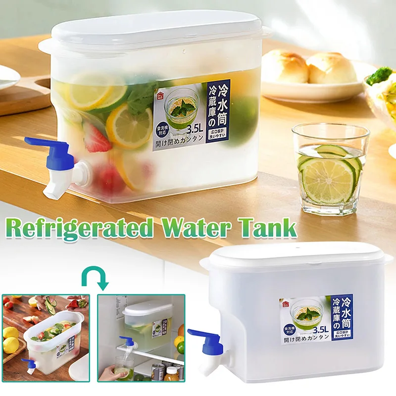 3500ml Refrigerator Cold Kettle With 2 Colors Faucet Household Lemonade Drink Water Bottle Container Home Kitchen Drinkware Sale
3500ml Refrigerator Cold Kettle With 2 Colors Faucet Household Lemonade Drink Water Bottle Container Home Kitchen Drinkware Sale