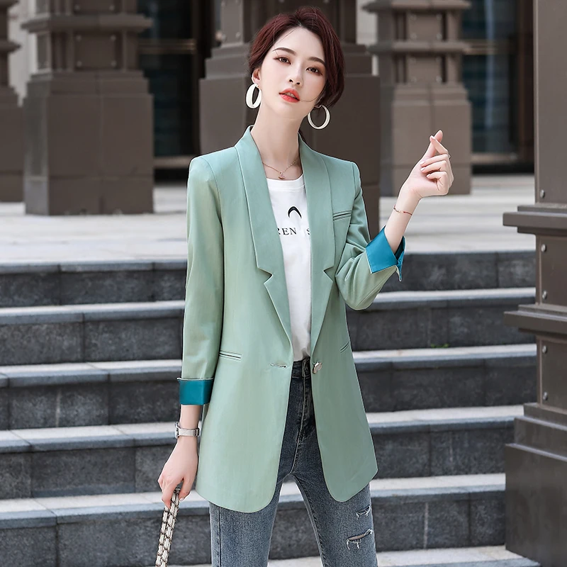 Ladies Single Jacket Lime Black Fashion New Style Women Blazer for Office Wear Autumn Season Blazer feminino
Ladies Single Jacket Lime Black Fashion New Style Women Blazer for Office Wear Autumn Season Blazer feminino
