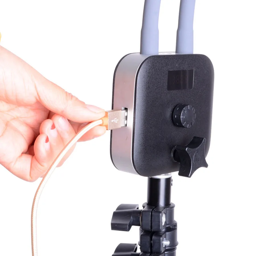 MAMEN 3000-6000K Video Fill Light Two Arms Selfie Fill Light With USB Port For Smartphone Youtube Make-up Live Photography Light
MAMEN 3000-6000K Video Fill Light Two Arms Selfie Fill Light With USB Port For Smartphone Youtube Make-up Live Photography Light