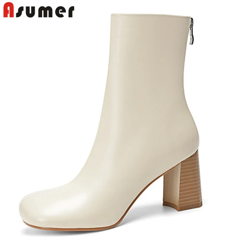 Женские ботинки на высоком каблуке 7 см, из натуральной кожи
Женские ботинки на высоком каблуке 7 см, из натуральной кожи