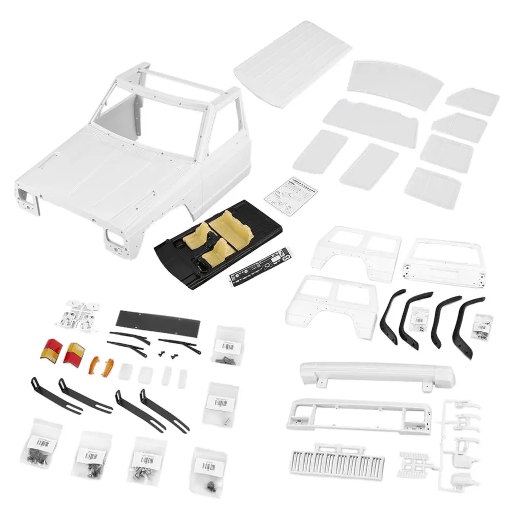 Ax-313 12.3Inch/313Mm Wheelbase Body Shell Diy Kit For Axial Scx10 & Scx10 Ii 90046 90047 1/10 Rc Truck Crawler
Ax-313 12.3Inch/313Mm Wheelbase Body Shell Diy Kit For Axial Scx10 & Scx10 Ii 90046 90047 1/10 Rc Truck Crawler
