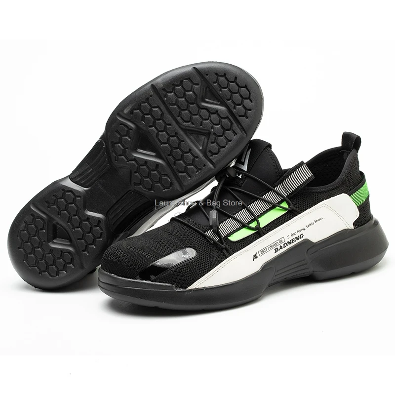 Summer Safety Shoes For Men Soft Breathable Steel Toe Kevlar Midsole Puncture-proof Work Sneakers Male Industrial Security Boots
Summer Safety Shoes For Men Soft Breathable Steel Toe Kevlar Midsole Puncture-proof Work Sneakers Male Industrial Security Boots