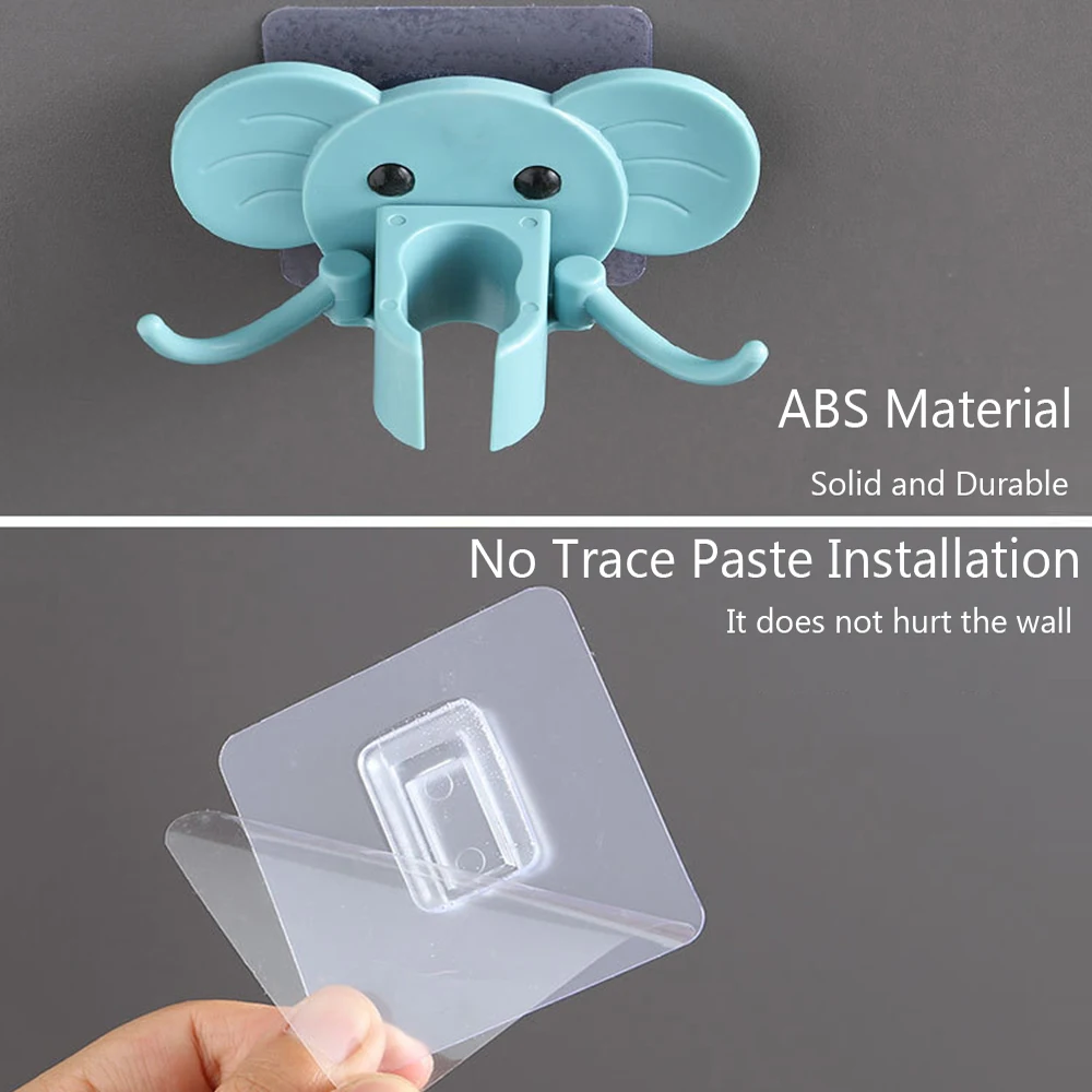 Elephant Shower Head Holder Self-adhesive Bath Rack Hook Wall Mounted Shower Bracket Strong Attachable Shower Head Holder
Elephant Shower Head Holder Self-adhesive Bath Rack Hook Wall Mounted Shower Bracket Strong Attachable Shower Head Holder