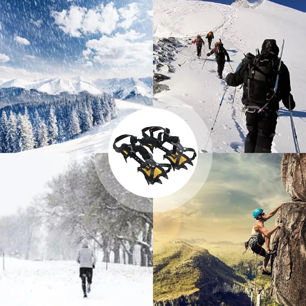 Ten-tooth Ice Snow Grips Crampons Multi-function Anti-Slip Ice Cleat Crampons For Walking For Climbing On Snow And Ice
Ten-tooth Ice Snow Grips Crampons Multi-function Anti-Slip Ice Cleat Crampons For Walking For Climbing On Snow And Ice