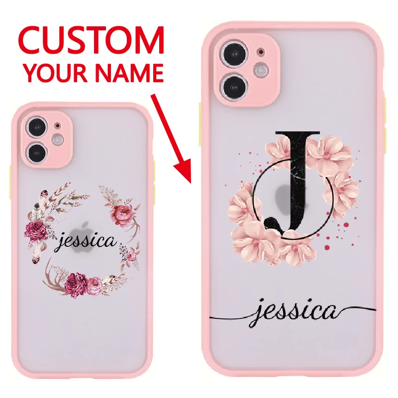 Custom Personalization Name Vintage Flower Phone Case For iPhone 12 11 Pro Max XS Max XR 8Plus Camera Protection Back Cover
Custom Personalization Name Vintage Flower Phone Case For iPhone 12 11 Pro Max XS Max XR 8Plus Camera Protection Back Cover