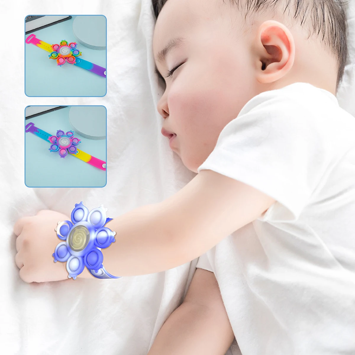 LED Pop Wristband Spinning Pop Bubble Bracelet Anxiety and Stress Relief Light Up Pop Watch Luminous Fidget Spinner Watch Toy
LED Pop Wristband Spinning Pop Bubble Bracelet Anxiety and Stress Relief Light Up Pop Watch Luminous Fidget Spinner Watch Toy