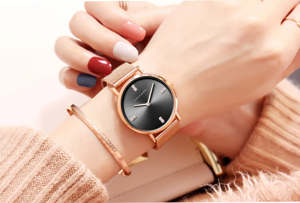 Rose Gold Stainless Steel Style Mesh Band Japan Quartz Movement Women Rhinestones Diamonds 36mm Designer Top Brand Luxury Watch
Rose Gold Stainless Steel Style Mesh Band Japan Quartz Movement Women Rhinestones Diamonds 36mm Designer Top Brand Luxury Watch