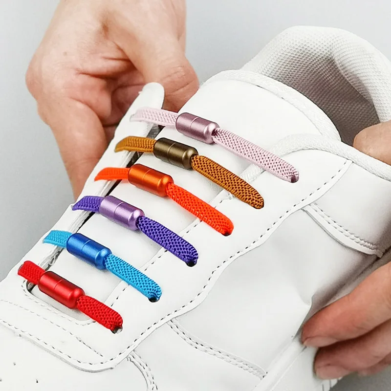 New 1 Pair Flat Elastic Locking Shoelace No Tie Shoelaces Special Creative Kids Adult Unisex Sneakers Shoes Laces strings
New 1 Pair Flat Elastic Locking Shoelace No Tie Shoelaces Special Creative Kids Adult Unisex Sneakers Shoes Laces strings