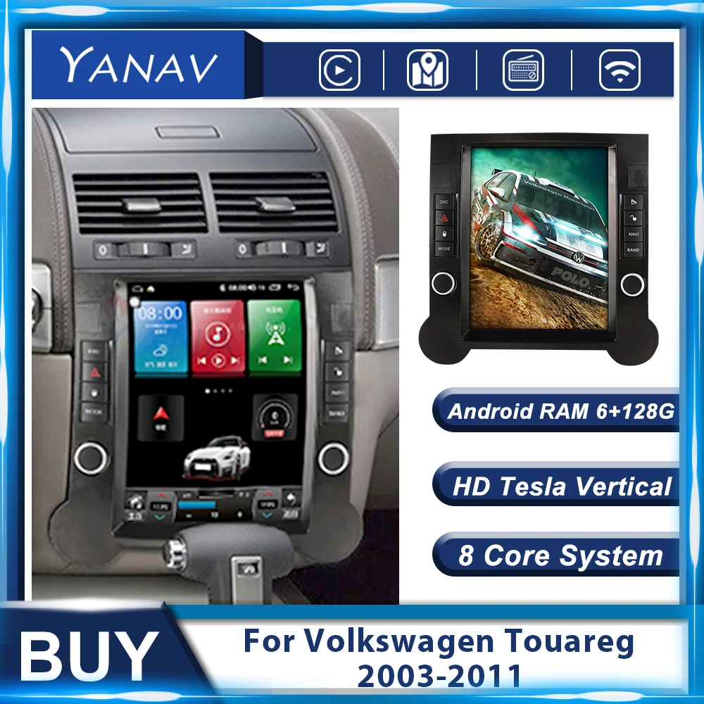 Android Tesla Vertical Screen Car GPS Navigation Heat Unit Radio For Volkswagen Touareg 2003-2011 Stereo Multimedia Player
Android Tesla Vertical Screen Car GPS Navigation Heat Unit Radio For Volkswagen Touareg 2003-2011 Stereo Multimedia Player